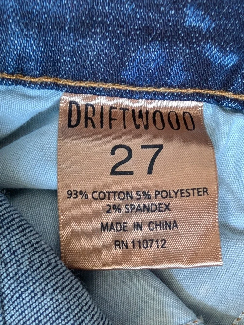 Driftwood Kelly Whispering Vines Embroidered Bootcut Jeans Women’s Size 27 - Picture 6 of 7